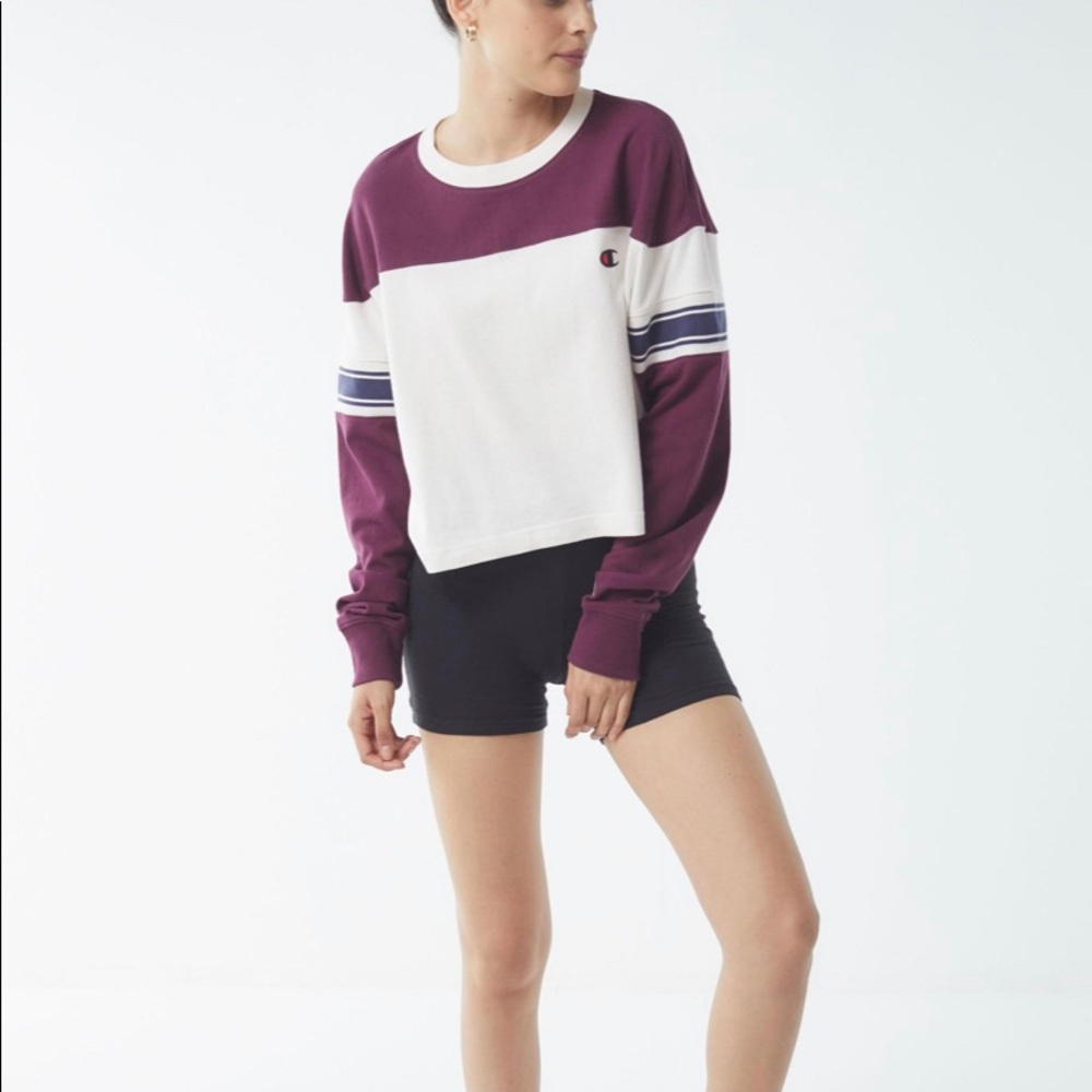 Urban Outfitters Champion Striped Long Sleeve Tee